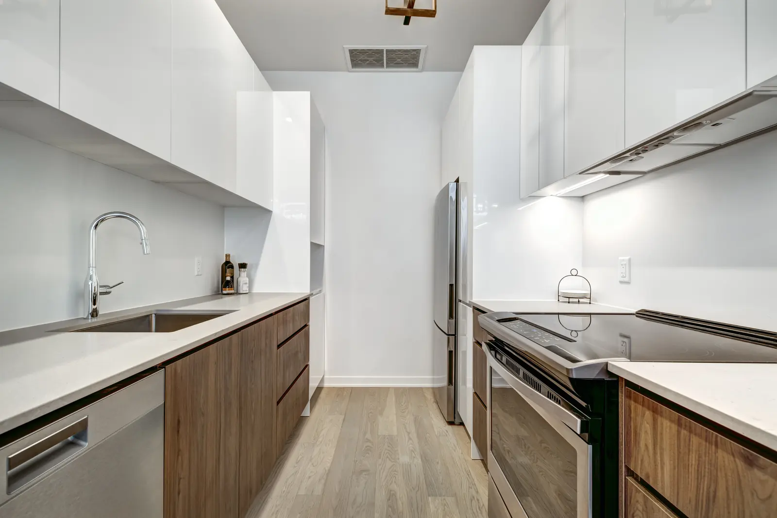 A bright modern kitchen selected for focused pre-market work