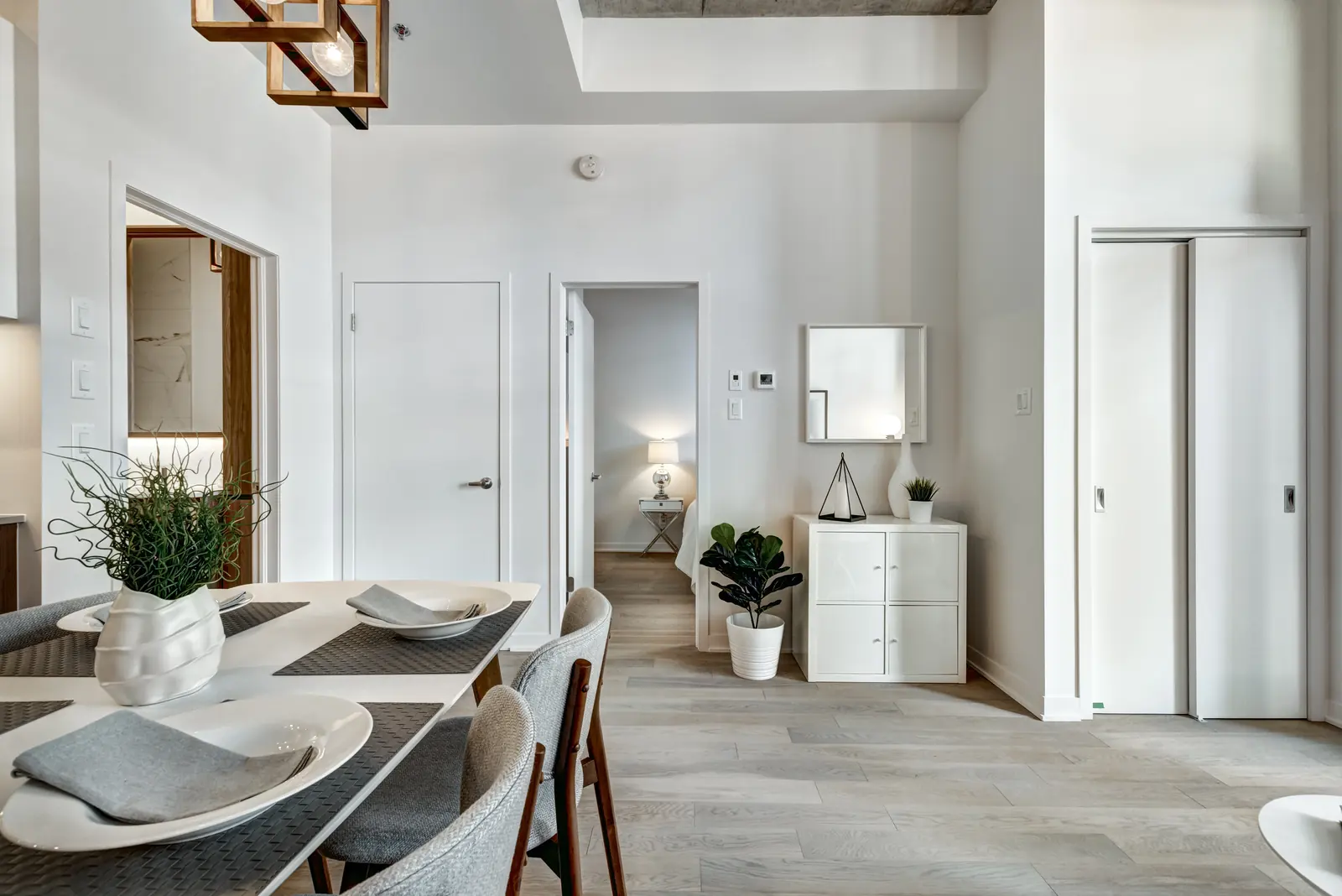 A refined interior prepared for selective conversations
