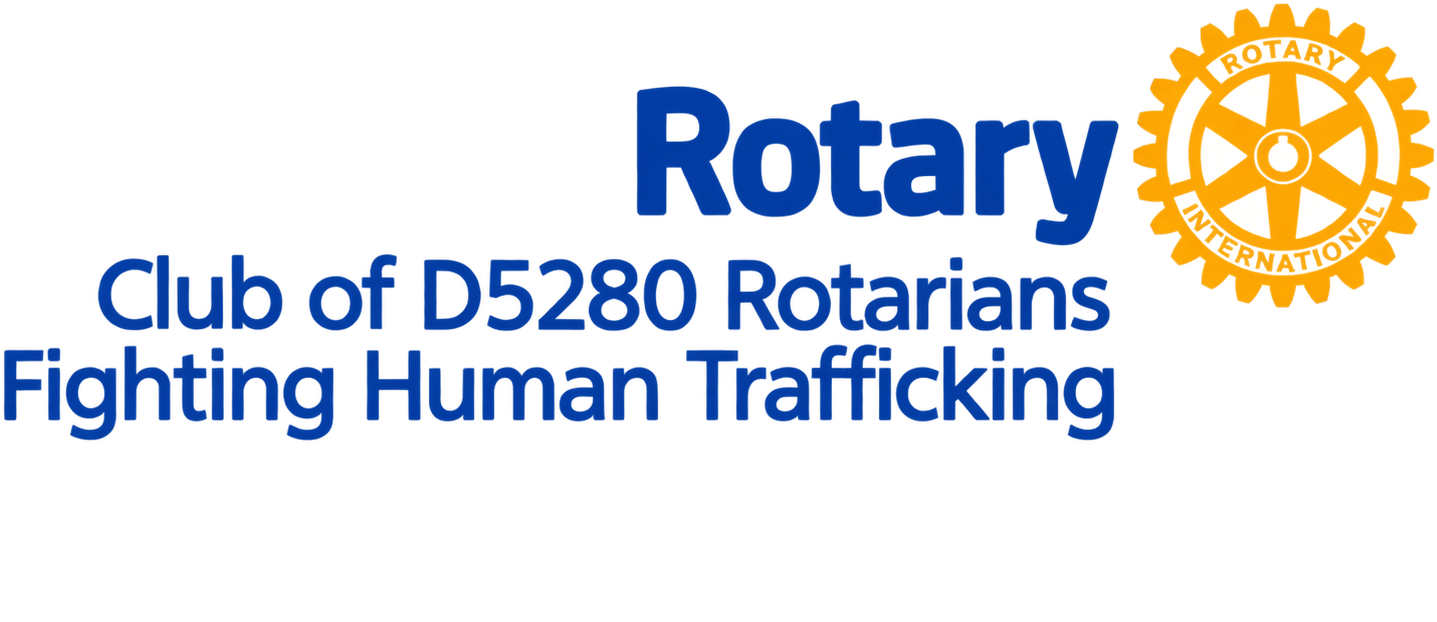 Rotarians Fighting Human Trafficking logo