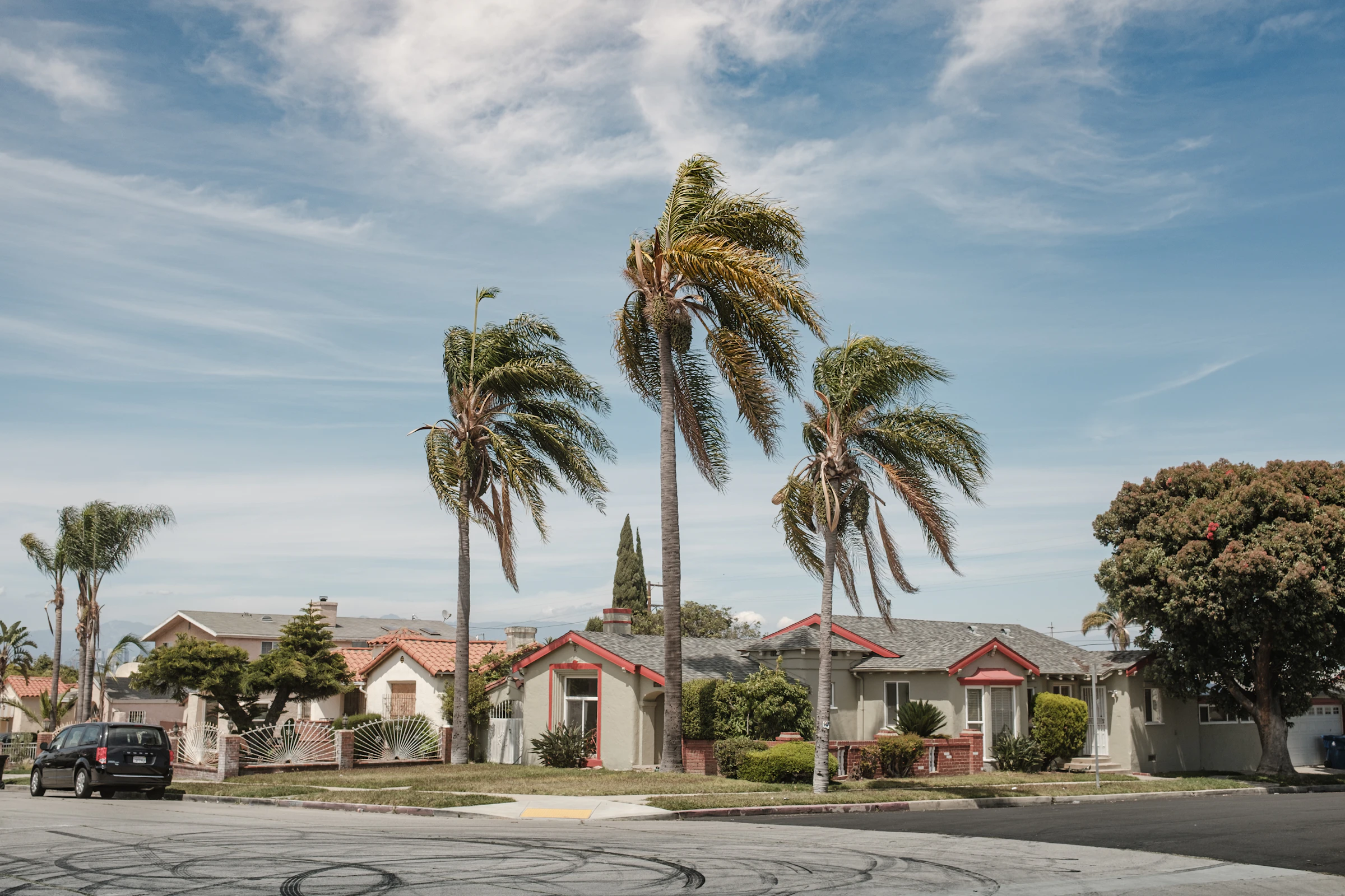 Southern California coastal neighborhood